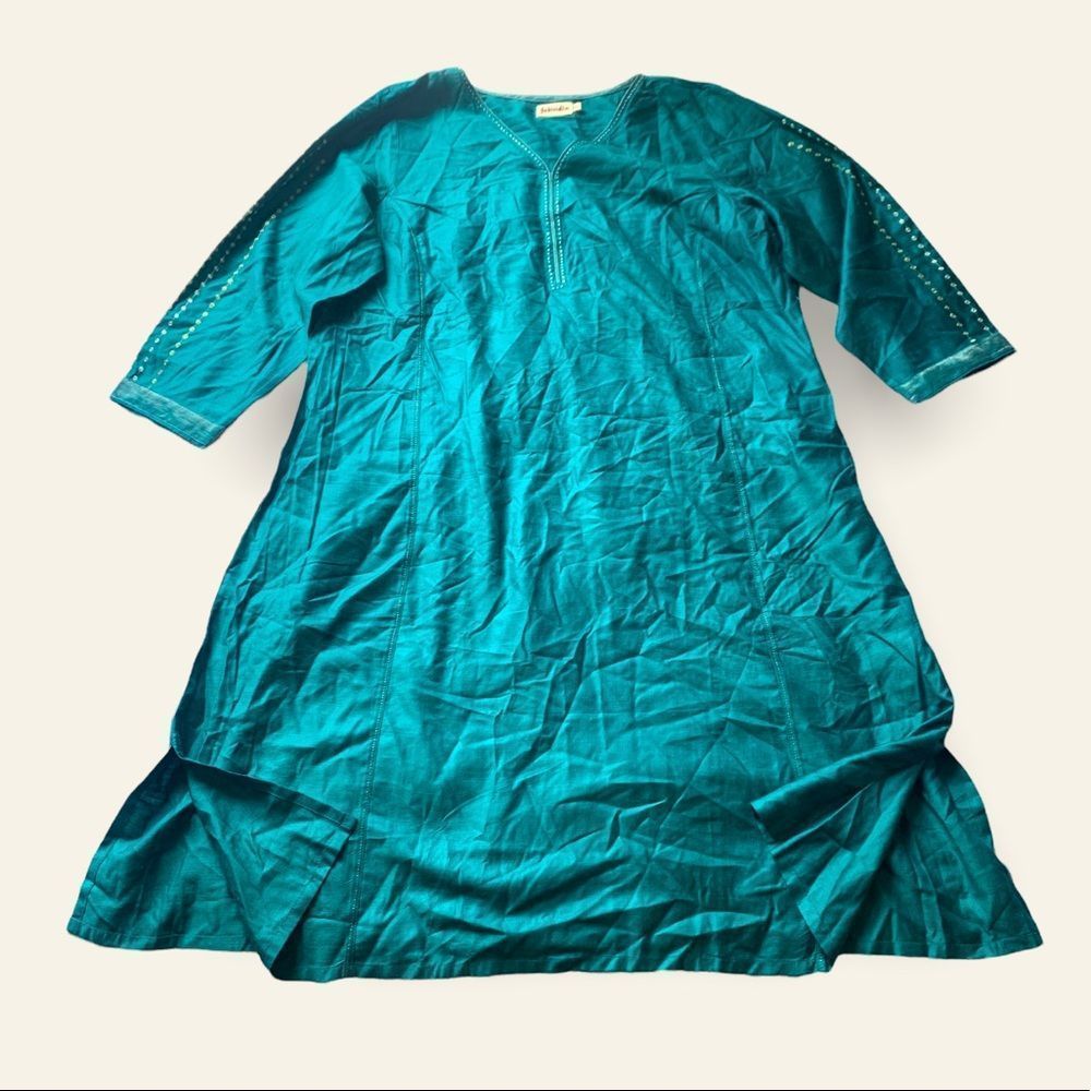 😍❤️❤️ Silk Viscose Blend Long Kurta Luxurious‎ Tunik Amazing Color Suze X…